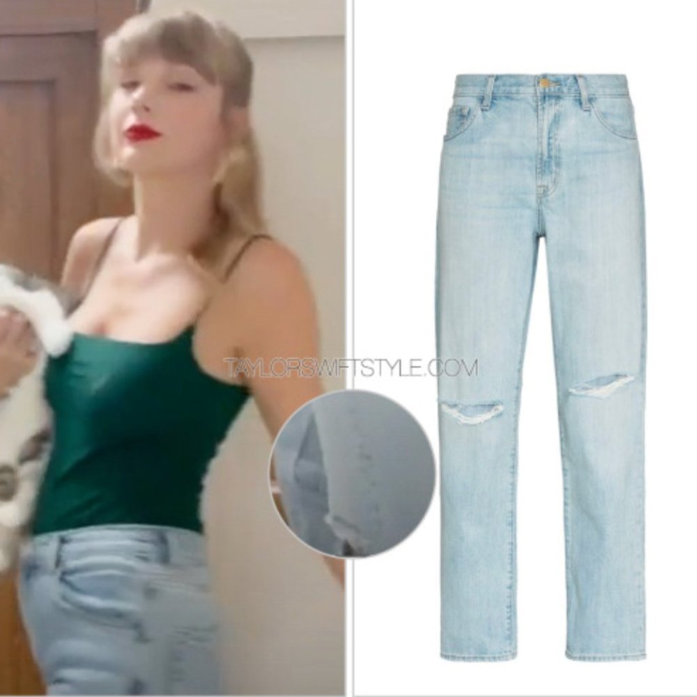 J Brand Tate Boy-Fit Jean in Statis Destruct, Size 27